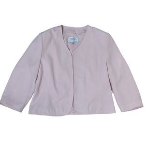 Ingenuity Pink Open Blazer Size 14